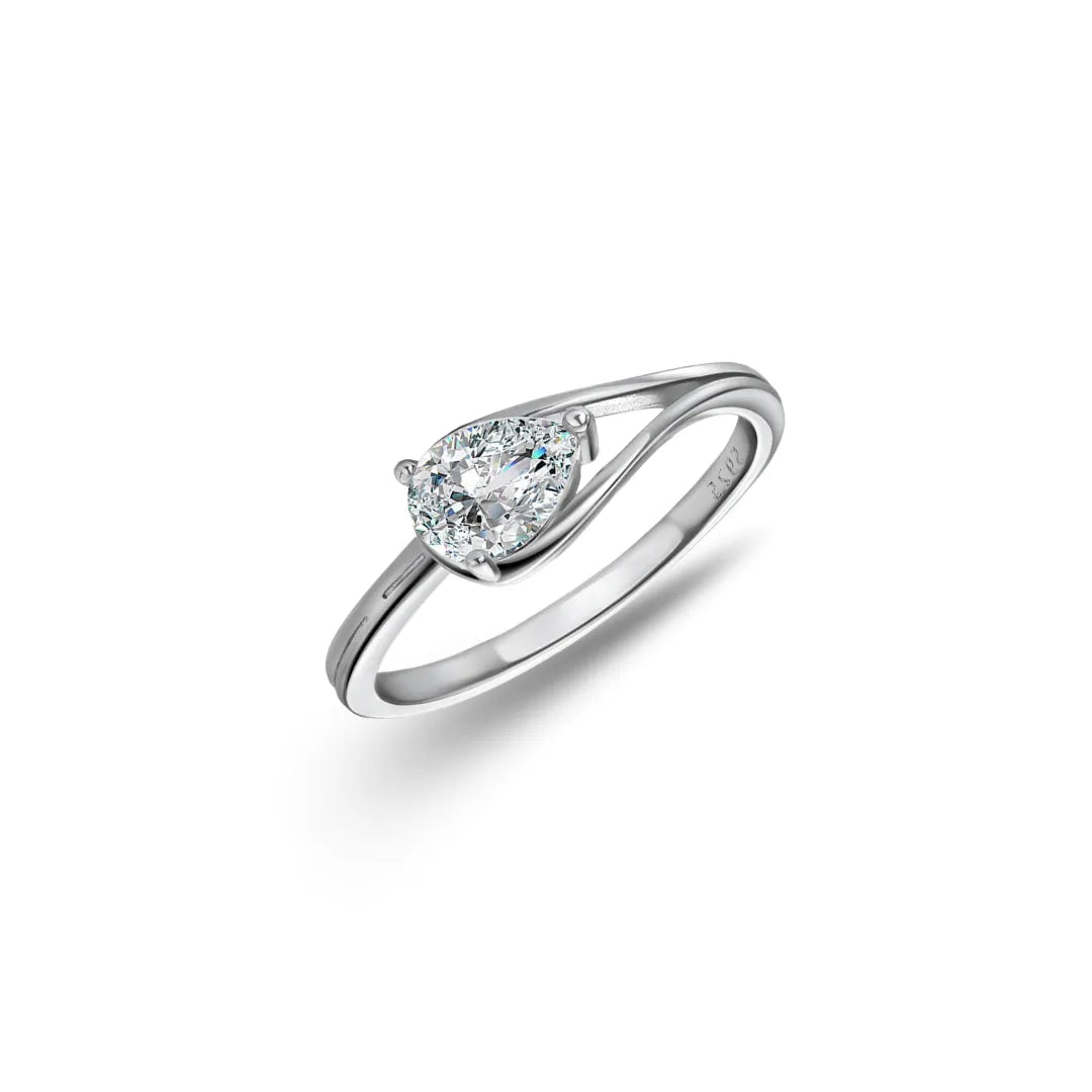 Moissanite - 1.0 cts (quilates).