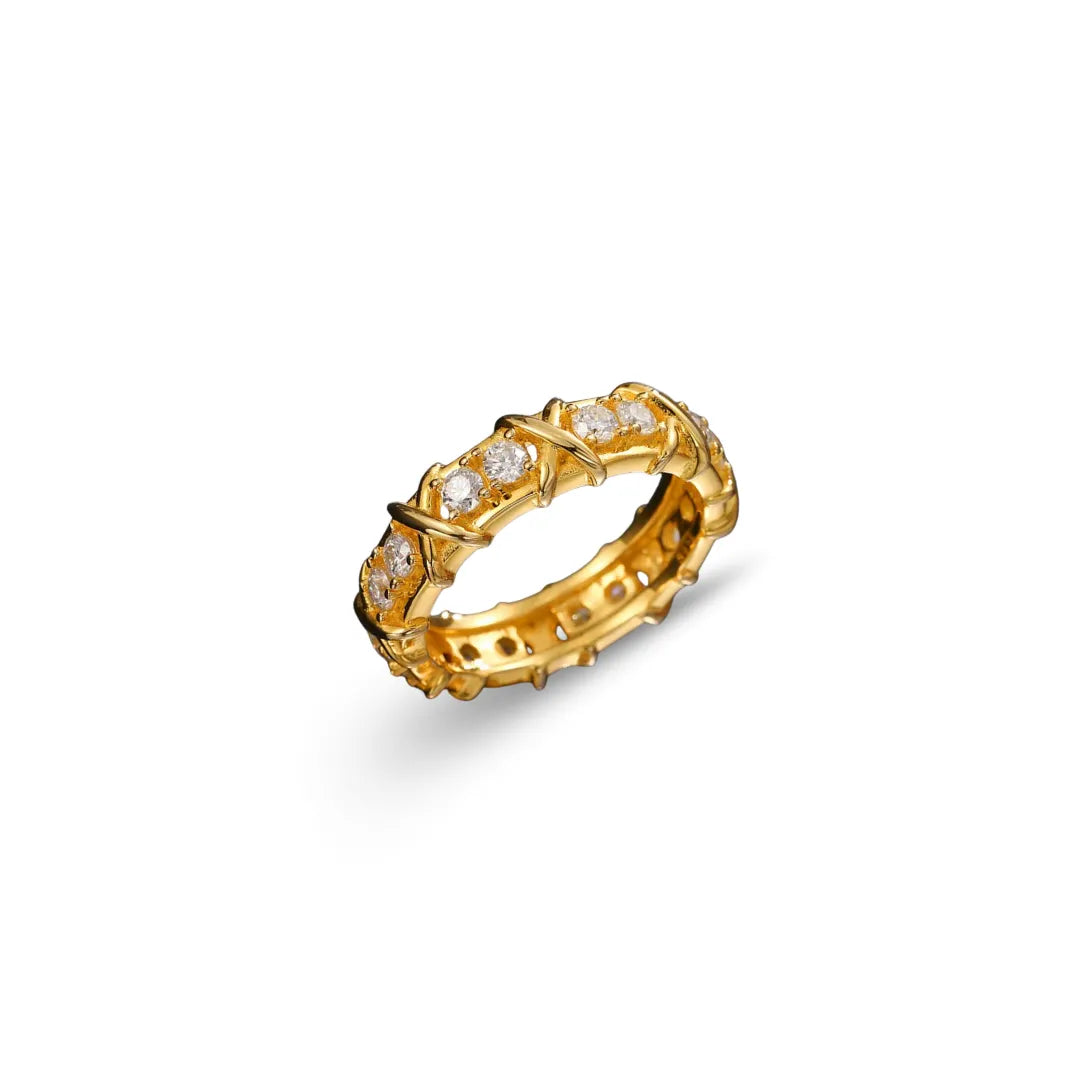 Ouro-Moissanite - 1.0 cts (quilates)