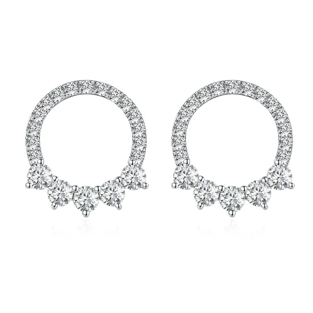 Prata 925 banhada ouro branco 18k.